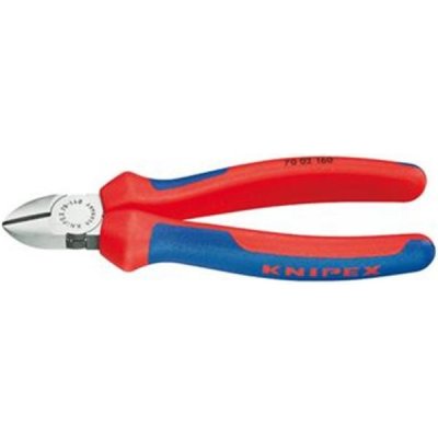 Knipex 70 02 125 - Kleště štípací boční 125mm, leštěné, Bi-plast rukojeti – Zbozi.Blesk.cz