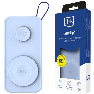 3mk PastelUp 10000mAh modrá – Zboží Mobilmania