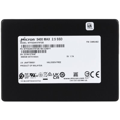 Micron 5400 MAX 3,84TB, MTFDDAK3T8TGB-1BC1ZABYYR – Zboží Mobilmania