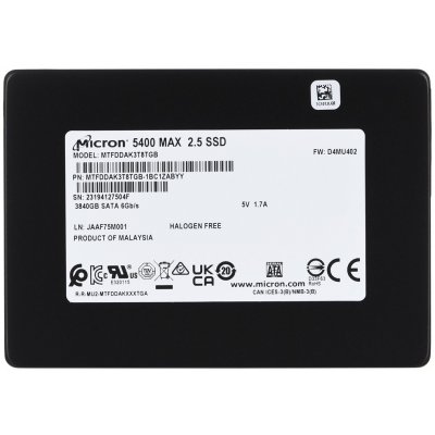 Micron 5400 MAX 3,84TB, MTFDDAK3T8TGB-1BC1ZABYYR