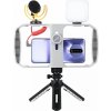 Kruhové selfie světlo Godox VK1-LT Vlogging Kit Lightning