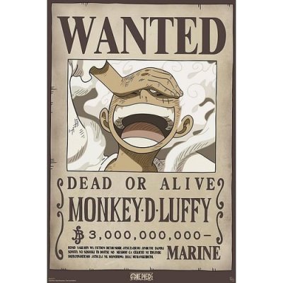 GB eye Plakát One Piece - Wanted Luffy Wano – Hledejceny.cz