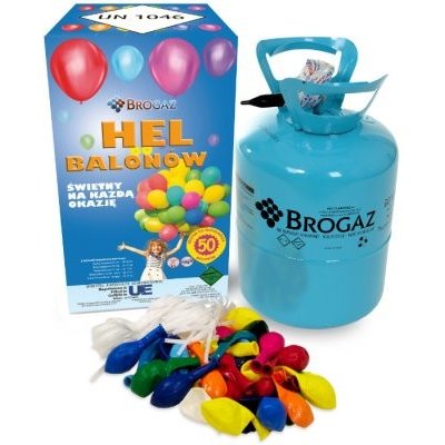 Brogaz HELIUM DO 50 BALONKŮ balónky