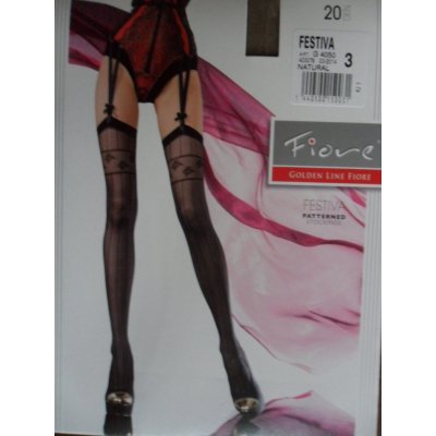 Fiore Festiva 20 DEN Pučochy bianco-bílé – Zboží Dáma