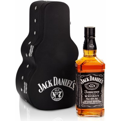 Jack Daniel's No.7 40% 0,7 l (dárkové balení kytara) – Zbozi.Blesk.cz