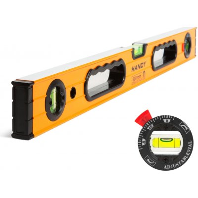 Handy Magnetická hliníková vodováha s otočnou libelou 600 mm – Hledejceny.cz