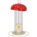 Esschert Design Krmítko pro ptáčky se silem Muchomůrka závěsné 17 x 17 x 25 cm – Hledejceny.cz