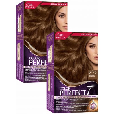 Wella Color Perfect 7 barva na vlasy 6/73 karamelová Čokoláda 100 ml