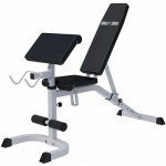 Gorilla Sports nastavitelná šikmá lavička 153 x 55 cm černá/bílá – Hledejceny.cz
