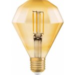 Osram žárovka LED 1906 E27 4,5W/825 GLOBE FILAMENT GOLD DIAMOND diamant – Hledejceny.cz