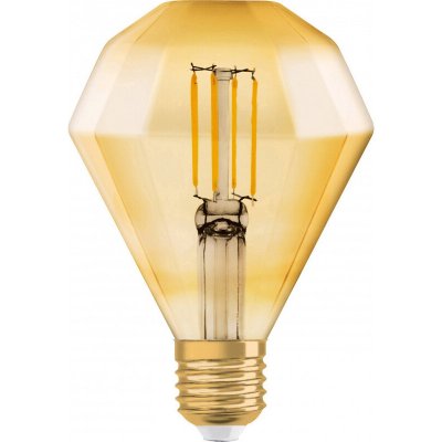 Osram žárovka LED 1906 E27 4,5W/825 GLOBE FILAMENT GOLD DIAMOND diamant – Hledejceny.cz