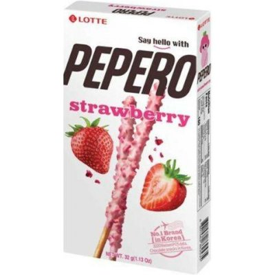 Lotte Pepero Strawberry 32 g – Zboží Mobilmania
