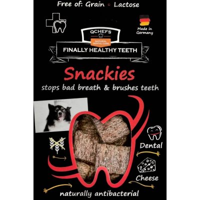 Qchefs Pamlsky na čištění zubů pro psy Vital Snackies 63 g – Hledejceny.cz