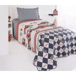 TiaHome přehoz na postel bavlněný Formula 140 x 220 cm, 50 x 70 cm – Zboží Mobilmania