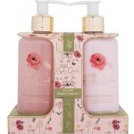 Baylis & Harding Royale Garden Luxury Hand Care tělové mléko Royale Garden Rose, Poppy & Vanilla 300 ml + mýdlo na ruce Royale Garden Rose, Poppy & Vanilla 300 ml dárková sada – Hledejceny.cz