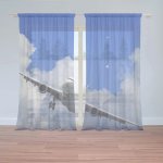 Záclony Letadlo při přistání: 2 ks - 150x250 cm - Sablio – Hledejceny.cz