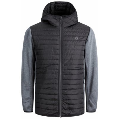 Jack and Jones Multi Quilted černošedá – Zboží Mobilmania