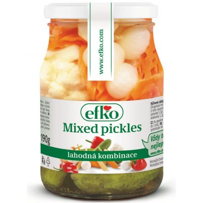 Efko Mixed Pickles zelenina 370 ml – Zbozi.Blesk.cz