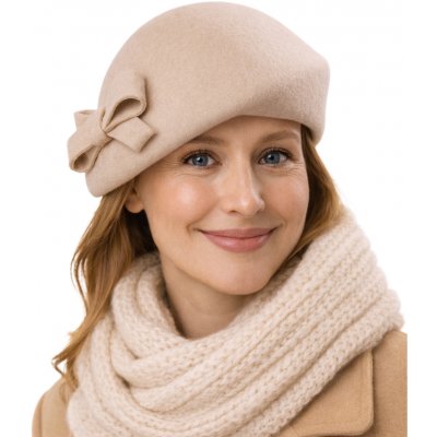 Fiebig Headwear since 1903 Dámská béžová plstěná lodička – Sleviste.cz