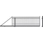PORTLAND brána posuvná bez pohonu; 4000x1590mm; Levá – Sleviste.cz