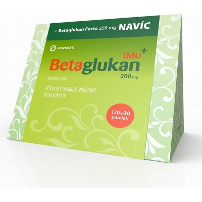 Gynpharma Betaglukan IMU+ 120 tobolek + Betaglukan forte 30 tobolek – Hledejceny.cz