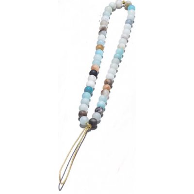 Amazonit mat přívěšek na mobil 6 mm, obvod 26,5 cm – Zboží Živě