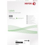 Xerox Papír - Bílé samolepicí štítky pro černobílý tisk - ostré rohy ( Labels 4UP 105x148.5, 100 listů, A4); 003R97402 – Zboží Živě