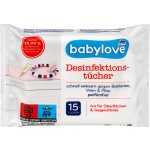 Babylove hygienické dezinfekční ubrousky 15 ks