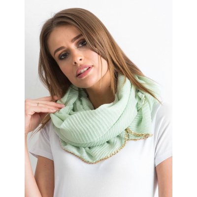 Basic zelený dámský šátek se zdobením at-ch-f63082.01p-green – Zbozi.Blesk.cz