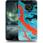 Pouzdro Picasee silikonové Nokia 7.2 - Blue Magma čiré – Sleviste.cz