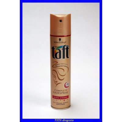 Taft Complete lak na vlasy ultra silně tužící 250 ml – Zbozi.Blesk.cz