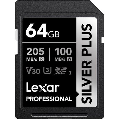 Lexar SDXC Professional Silver Plus 64GB LSDSIPL064G-BNNNG – Zboží Živě