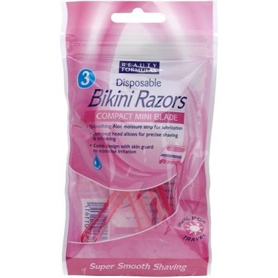 Beauty Formulas Dispozable Bikini Razors 3 ks – Hledejceny.cz