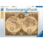 Ravensburger Historická mapa r.1630 5000 dílků – Zboží Dáma