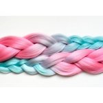 Kanekalon Easy Braid a Miss Rola Barva: PINK/L-PINK/L-MINT (unicorn), Značka: Miss Rola – Hledejceny.cz