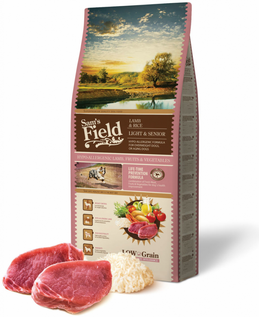 Sam\'s Field Light & Senior Lamb & Rice 13 kg