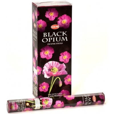 Sanu Babu indické vonné tyčinky Black Opium Hem 23 cm 20 ks – Hledejceny.cz