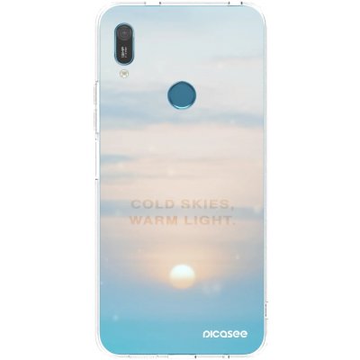 Picasee silikonový průhledný obal pro Huawei Y6 2019 - COLD SKIES – Zboží Živě