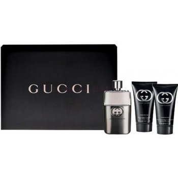 Gucci Guilty Pour Homme EDT 90 ml + balzám po holení 50 ml + sprchový gel 50 ml dárková sada