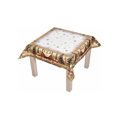 Forbyt Vánoční ubrus Zasněžená krajina CYH6019R 85x85 cm – Zboží Dáma