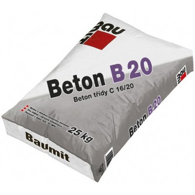 Baumit Beton B 20 betonová směs 25 kg – Zboží Mobilmania