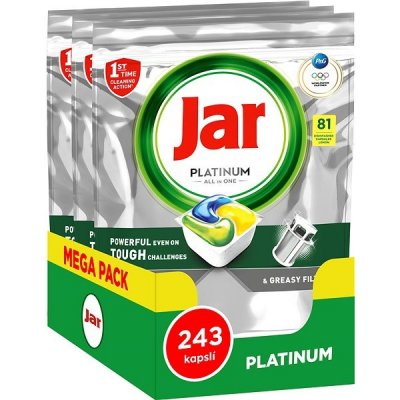 Jar Platinum Lemon kapsle do myčky 243 ks – Zboží Mobilmania