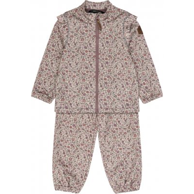 Mikk-Line Dětský termo set bunda a kalhoty Warm Frill růžová Floral Sketch – Hledejceny.cz