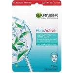 Garnier Skin Naturals Pure Active textilní maska obohacená o čajovník a kyselinu salicylovou 23 g – Zboží Mobilmania