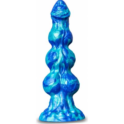 SuperLove Monster Knots Dragon Dildo Blue – Zboží Mobilmania