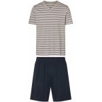 esmara pánské pyžamo šedá pruhovaná / navy modrá – Zboží Dáma