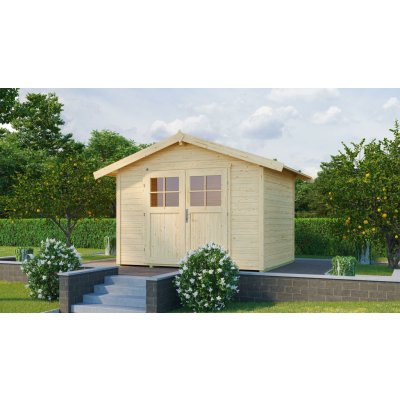 WEKA 122 Dřevěný zahradní domek 380 x 274 x 253 cm – Hledejceny.cz