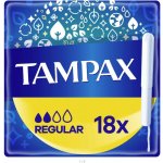 Tampax Regular Tampony S Papírovým Aplikátorem 18 ks – Sleviste.cz