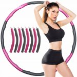 Massage Hoop Hula hoop s výstupky 95 cm růžový – Zboží Dáma