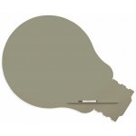 ROCADA Skin Shape Idea 6460-7033 tvar žárovky, 115 x 75 cm cementová šedá RAL 7033 – Zboží Živě
